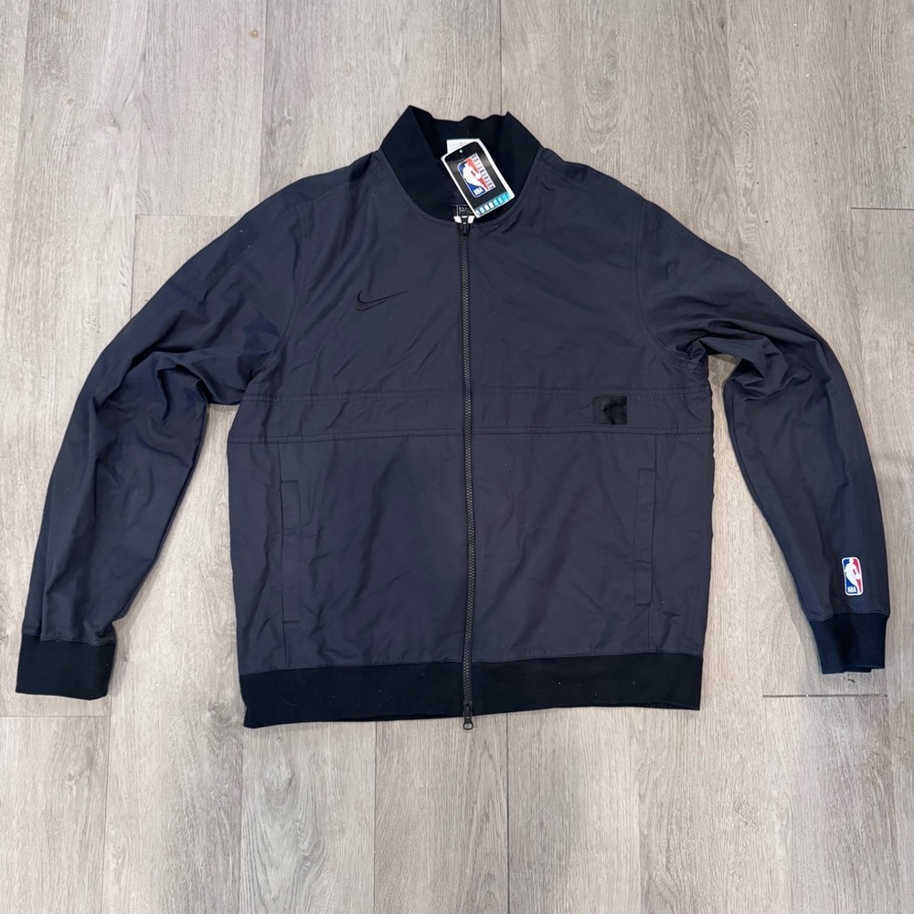 Nike Memphis Grizzlies Team Issued Woven Travel Jacket Mens L Black DA9691-010